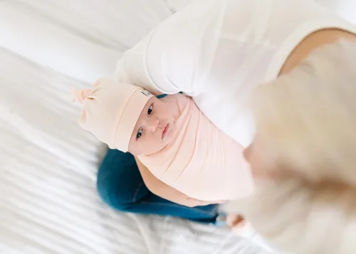 Miniatura 26 de Copper Pearl - gorro de bebé con nudo superior elástico suave