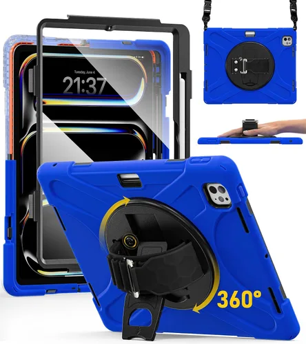 Miniatura 24 de BRAECN Funda para iPad Air de 11 pulgadas 2026 (M4) 2025 (M3) 2024 (M2), iPad Pro de 11 pulgadas (4ª/3ª/2ª/1ª) y Air 10.9 pulgadas (5ª/4ª) con Rosa