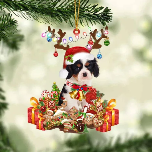 Miniatura 8 de Nazenti Adorno de Navidad personalizado de reno de Alaskan Malamute – Adorno de perro personalizado para amantes de las mascotas, acrílico plano