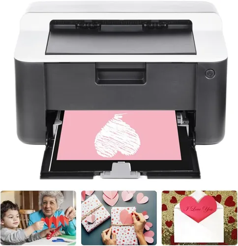 Miniatura 4 de 60 hojas de papel grueso de cartulina para el día de San Valentín, tamaño A4 de 70 libras, color rojo, rosa y blanco, tamaño mediano, perfecto
