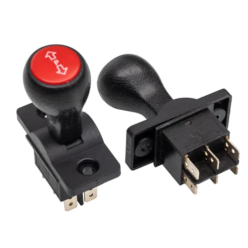 Miniatura 2 de 2 piezas de interruptor de auto reinicio de engranajes de mango delantero, parada, marcha atrás, juguete eléctrico para niños, piezas de repuesto