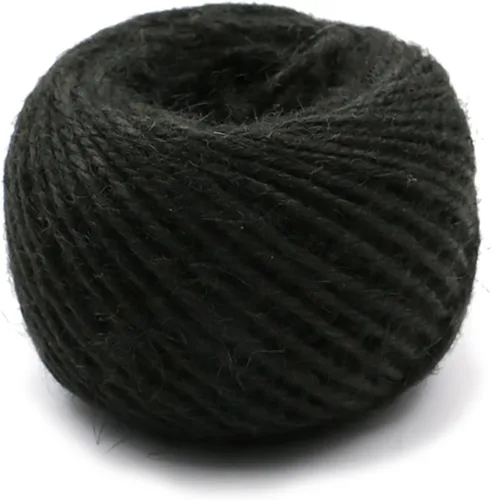 Miniatura 28 de Cuerda de yute verde de 54 yardas/rollo de 0.079 pulgadas, cuerda de cáñamo, cuerda gruesa fuerte, envoltura de cuerda gruesa, boda, manualidades