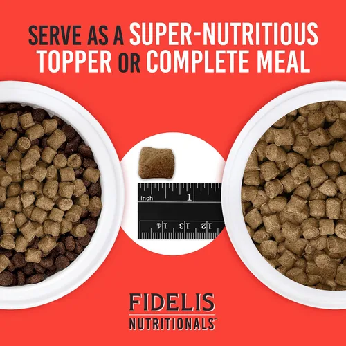 Miniatura 3 de FIDELIS Alimento seco crudo liofilizado para perros pequeños, medianos y grandes, alto en proteínas, carne de res, arándanos, superalimentos, Omega