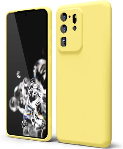 Miniatura 376 de oakxco Funda para teléfono Samsung Galaxy S21 Ultra con agarre de silicona líquida, bonita funda delgada y delgada de goma suave de TPU lisa