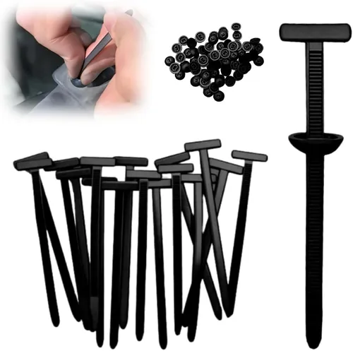 Miniatura 8 de Hebilla universal de nailon para ataduras de cables, resistentes, multiusos, gestión de cables de nailon autobloqueante, hebilla de plástico