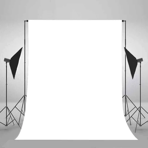 Miniatura 6 de Fondo de fotografía Telón de fondo de tela de poliéster blanco 5x7ft Studio Props Photo Booth telón de fondo MEETSIOY BDLMT1
