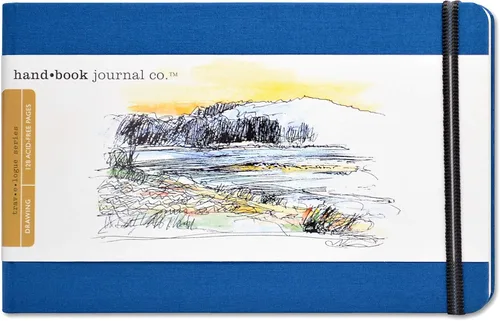 Miniatura 13 de Libro de Dibujo, Diario de Viaje, Gran Retrato 10-1/2 x 8-1/4, Diario de Artista Verde Cadmio