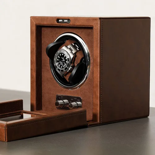 Miniatura 5 de ROTHWELL Bobinadora de reloj individual para relojes automáticos con motor silencioso con múltiples velocidades y ajustes de rotación