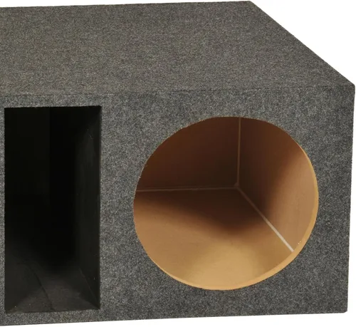 Miniatura 4 de Q Power HD212VL - Caja de subwoofer con doble ventilación de 12 pulgadas, carcasa con puerto extra grande de 2 agujeros con frontal MDF de 1
