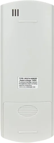 Miniatura 3 de RG57A16/BGEF - Mando a distancia de repuesto de CA compatible con Midea Super General Inventor Omnia A/C aire acondicionado RG57A2/BGEF RG57A3