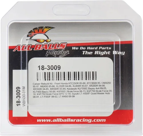 Miniatura 4 de All Balls Kit de reconstrucción de pinzas de carreras 18-3009 compatible con/repuesto para Honda ATC250R 1985-1986, ATC350X 1985, CMX250 1985-1987