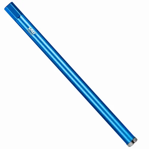 SALI Brocas de núcleo de diamante para uso en húmedo de 1"/25mm de diámetro, broca de núcleo de concreto de 15"/380mm de profundidad de perforación,