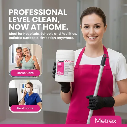 Miniatura 5 de Metrex CaviWipes - Toallitas desinfectantes para toallas, 160 unidades, color blanco