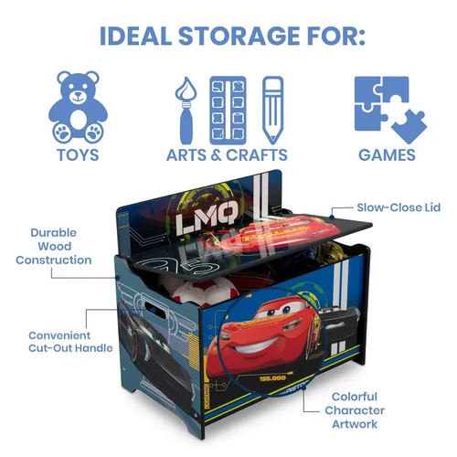 Miniatura 7 de Delta Children Juego de mesa y silla para niños con almacenamiento (2 sillas incluidas), ideal para artes y manualidades, merienda, tareas y más