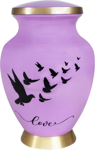 Miniatura 8 de NANIURN Urnas de cremación para cenizas humanas, mujeres y hombres, urna funeraria para cenizas para mujeres y hombres, modelos de amor decorativos