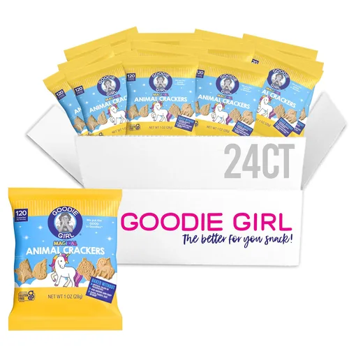 Miniatura 13 de Goodie Girl - Mini galletas de azúcar morena, galletas sin gluten para niños, paquetes de 100 calorías, sin maní, envueltas individualmente