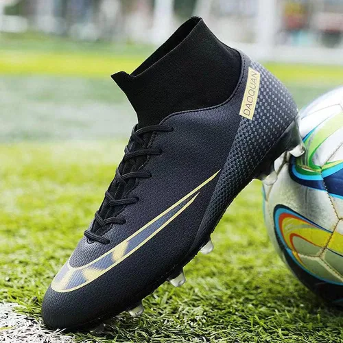 Miniatura 7 de World Student Games - Zapatos de entrenamiento de fútbol profesional con tacos altos transpirables para deportes al aire libre TFAG