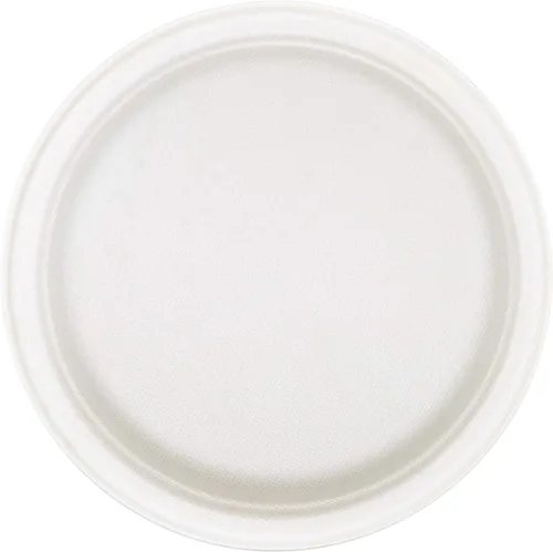 Miniatura 8 de Green Earth - Plato de papel de 9.0 in sin bagazo natural (fibra de caña de azúcar), biodegradable, compostable (500 platos desechables)