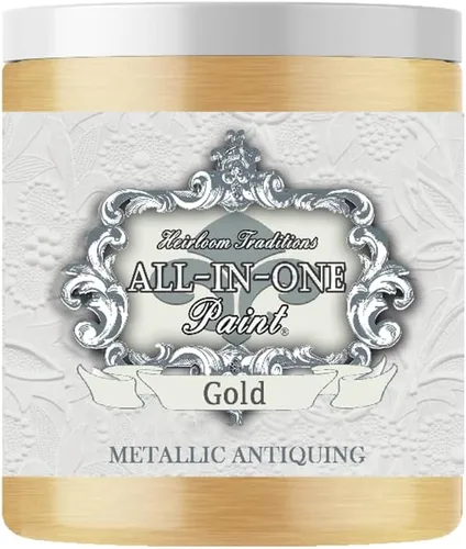 Gel anticuario Heirloom Traditions - Oro metálico, 8 onzas Dorado Metálico