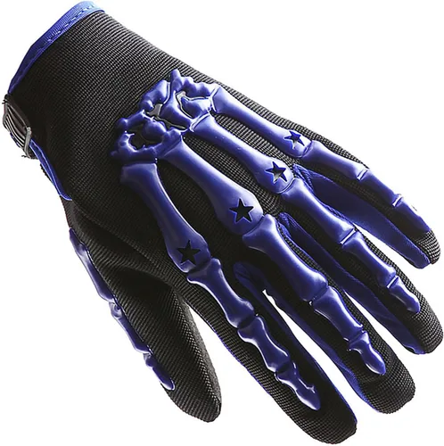 Miniatura 7 de Guantes juveniles de motocross 1Storm para motocicletas, BMX, MX, ATV, bicicletas todoterreno, modelo de esqueleto para niños