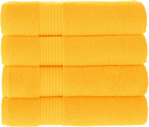 Miniatura 59 de MAURA Basics - Toallas de baño de 100 % algodón turco con bucles de gancho. Juego de toallas de felpa absorbentes de lujo extra grandes para baño