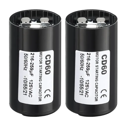 Miniatura 19 de PATIKIL Condensador de arranque del motor, 2 unidades 88-108uF/Mfd 125V 50/60Hz CD60 Condensador de funcionamiento para arranque de motor eléctrico