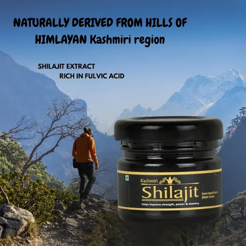 Miniatura 2 de Resina Shilajit de Cachemira natural pura del Himalaya Más de 85 minerales traza, 75% ácido fúlvico, para energía, fuerza e inmunidad, Shilajit