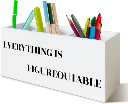 Miniatura 9 de It's Fine I'm Fine Everything is Fine - Divertido soporte para bolígrafo de gato para escritorio, divertidos accesorios de escritorio para el Gato