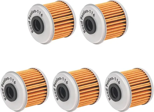 Miniatura 4 de Road Passion Filtro de aceite de alto rendimiento para HONDA TRX450R 450 06-09 2012 TRX450 R 444 04-05 TRX450ER 450 06-09 12-14 (paquete de 5)