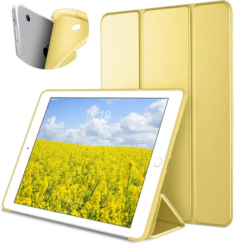 Miniatura 8 de DTTO Funda para iPad Air 1ª edición, (no para iPad Air 2 y Air 3) Ultra delgado y ligero Smart Trifold Stand con cubierta trasera de TPU suave