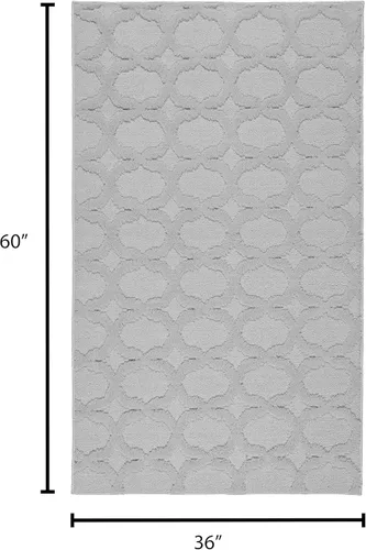 Miniatura 186 de Garland Rug Sparta - Alfombra antideslizante de polipropileno de 2 pies x 12 pies, color negro, ideal para salas de estar y pasillos, elegante