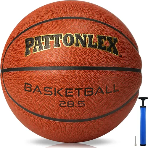 Miniatura 9 de Basketball Ball – Official Size– Composite Leather Indoor/Outdoor Basketball for Men, Women & Girls, with Pump
