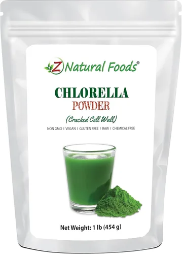Miniatura 10 de Z Natural Foods Polvo de espirulina orgánica – Espirulina 100% pura, superalimento de algas azul-verdes densas en nutrientes con aminoácidos, 15