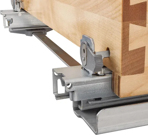 Miniatura 7 de Rev-A-Shelf Organizador de almacenamiento extraíble de 11" para gabinetes de cocina/baño con tiradores de cierre suave de extensión completa