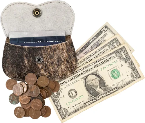Miniatura 29 de Hide & Drink, Cartera en forma de gato, bolsa para monedas, soporte para dinero, accesorio de viaje, cuero de grano completo, hecho a mano, Negro
