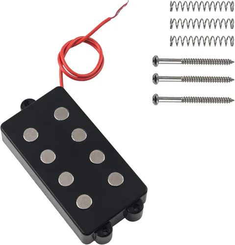 Miniatura 2 de Noiseless Good Balance - Pastilla de bajo de 4 cuerdas compatible con bajo (negro)