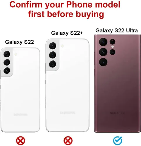 Miniatura 2 de Reemplazo de cristal trasero trasero para Samsung Galaxy S22 Ultra 6.8 pulgadas 5G con kit de herramientas de reparación y adhesivo preinstalado