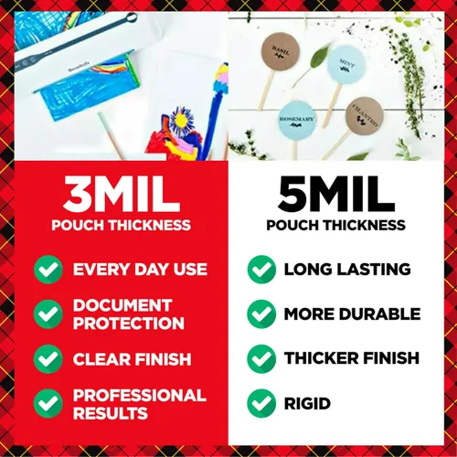 Miniatura 4 de Fundas térmicas de Scotch, de 5 mil, 8.9 x 11.4 pulgadas Paquete de 50