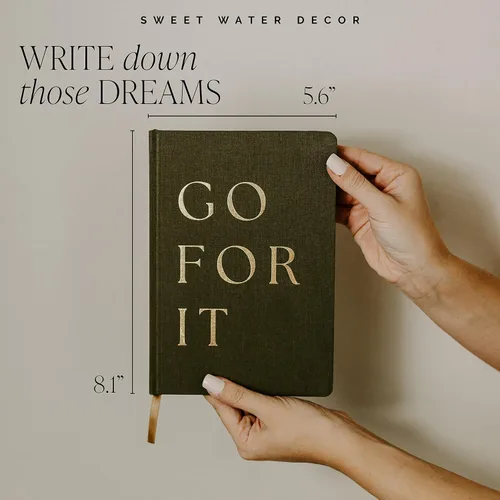 Miniatura 7 de Sweet Water Decor Cuaderno de Composición Motivacional Lindo con Líneas para Mujeres, 100 Páginas Rayadas para Escribir, Diario con Cubierta