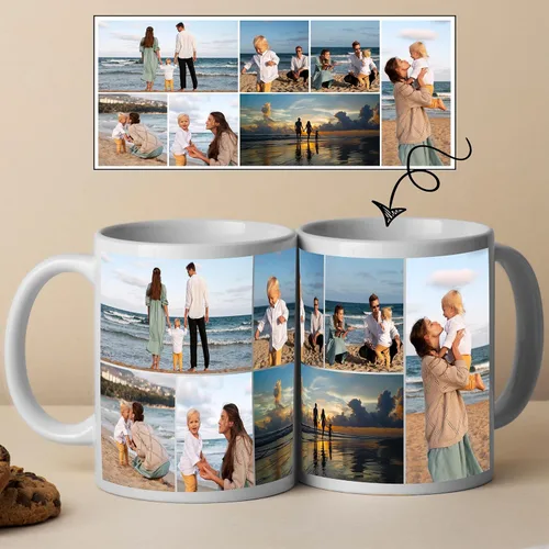 Miniatura 11 de Taza de cerámica personalizada con fotos, taza de café personalizada, personalizable con imágenes, texto, fotos, logotipos - Taza de café