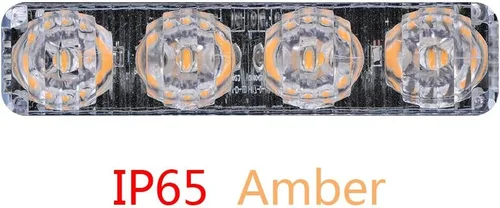 Miniatura 7 de CORP - Barra de luz estroboscópica de emergencia de 46 pulgadas con 108 LED y 4 luces estroboscópicas intermitentes de 4 LED, caja de control