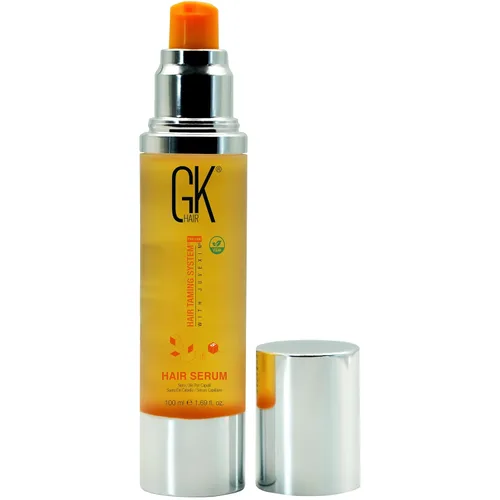 Miniatura 10 de GK HAIR Aceite para cabello encrespado, antiencrespamiento, aceite ligero perfecto para queratina, puntas rizadas, secas y dañadas, sin parabenos