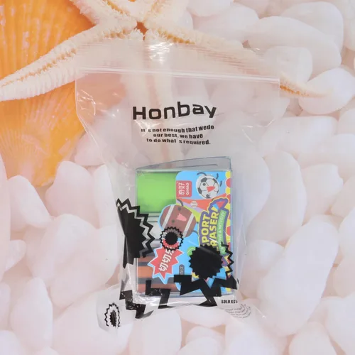 Miniatura 8 de Honbay 6 borradores largos con temática deportiva, para baloncesto, fútbol, fútbol, béisbol, tenis, voleibol, suministros escolares en casa