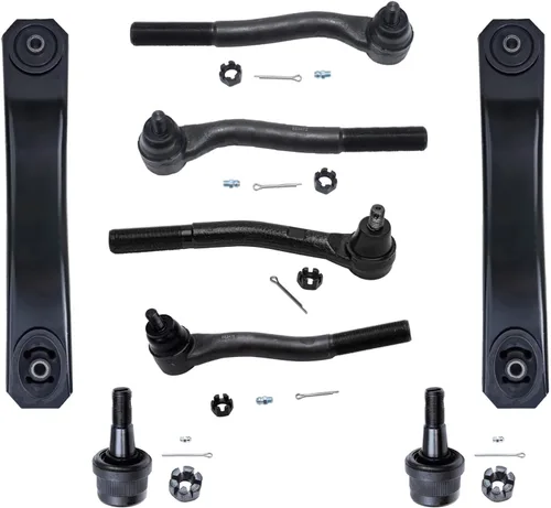 Miniatura 258 de Detroit Axle - Kit de brazos de control de extremo delantero de 8 piezas para Dodge Dakota 00-04, Durango 00-03, 4 brazos de control superior e