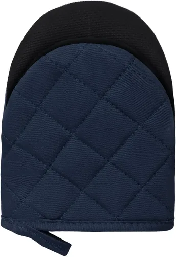 Miniatura 6 de Guantes cortos para horno, resistentes al calor, 500 °F, guantes de cocina con agarre de silicona, antideslizantes para hornear, parrilla, barbacoa