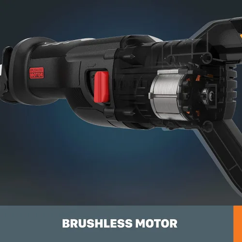 Miniatura 4 de Worx Nitro WX516L 20V Power Share PRO 4.0Ah Sierra recíproca inalámbrica con motor sin escobillas