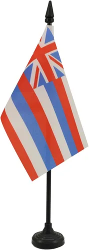 Miniatura 101 de Bandera de mesa de Colorado de 4 x 6 pulgadas, bandera de escritorio del estado de Colorado de EE. UU., 5.9 x 3.9 in, palo y base de plástico negro