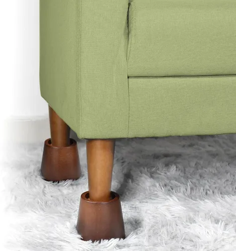 Miniatura 3 de Juego de 6 elevadores de madera redondos de 3 pulgadas para muebles, elevadores de madera resistentes para marco de cama, mesa, sofá, escritorio