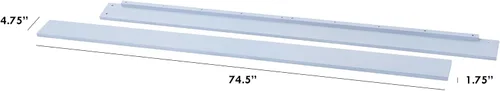 Miniatura 4 de Davinci Kit de conversión de cama doble/matrimonial de hardware oculto (M5789) en azul polvo