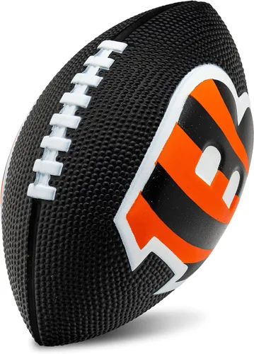 Miniatura 13 de Franklin Sports NFL - Fútbol americano de espuma para niños, pelota suave de tamaño junior de 8.5 pulgadas con logotipos 3D, perfecta para el día